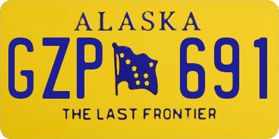 AK license plate GZP691