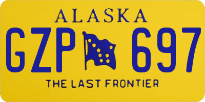 AK license plate GZP697