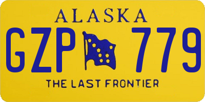 AK license plate GZP779
