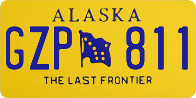 AK license plate GZP811