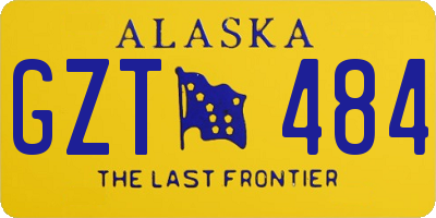 AK license plate GZT484