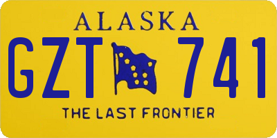 AK license plate GZT741