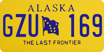 AK license plate GZU169