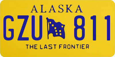 AK license plate GZU811