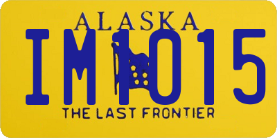 AK license plate IM1015