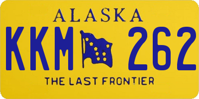 AK license plate KKM262