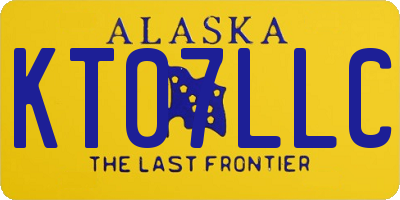 AK license plate KT07LLC