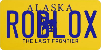 AK license plate ROBLOX