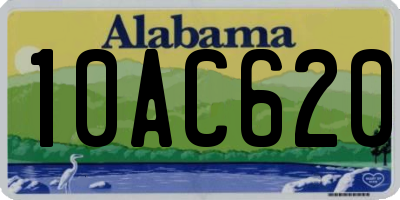 AL license plate 10AC620