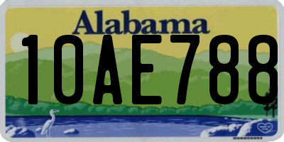 AL license plate 10AE788