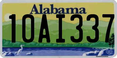 AL license plate 10AI337
