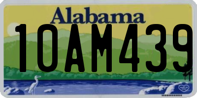 AL license plate 10AM439