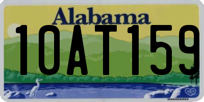 AL license plate 10AT159