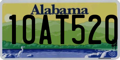 AL license plate 10AT520