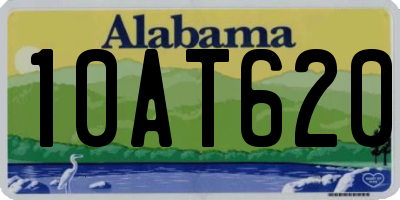 AL license plate 10AT620