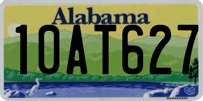 AL license plate 10AT627