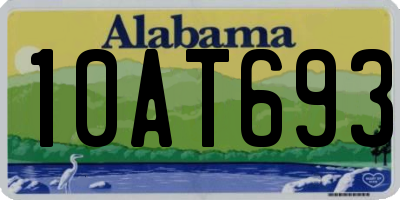 AL license plate 10AT693
