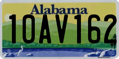 AL license plate 10AV162