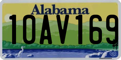 AL license plate 10AV169