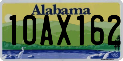 AL license plate 10AX162