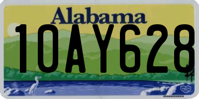 AL license plate 10AY628