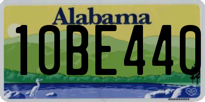 AL license plate 10BE440