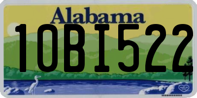 AL license plate 10BI522