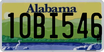 AL license plate 10BI546