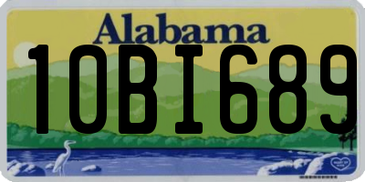 AL license plate 10BI689