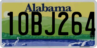 AL license plate 10BJ264