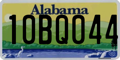 AL license plate 10BQ044