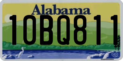 AL license plate 10BQ811