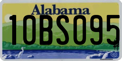 AL license plate 10BS095