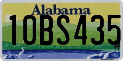 AL license plate 10BS435