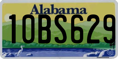 AL license plate 10BS629