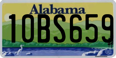 AL license plate 10BS659