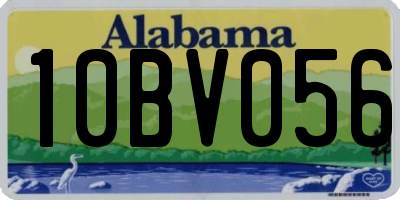 AL license plate 10BV056