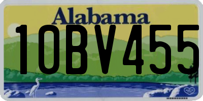 AL license plate 10BV455