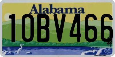 AL license plate 10BV466