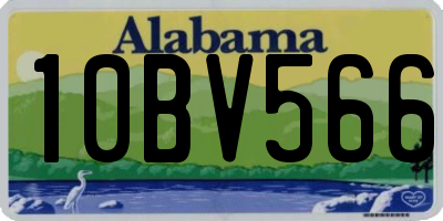 AL license plate 10BV566