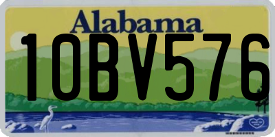 AL license plate 10BV576