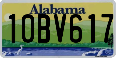AL license plate 10BV617