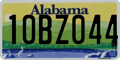 AL license plate 10BZ044
