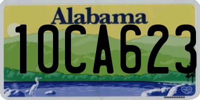 AL license plate 10CA623
