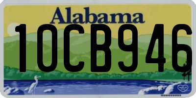 AL license plate 10CB946