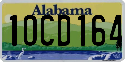 AL license plate 10CD164