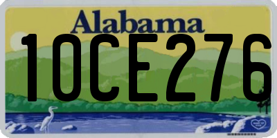 AL license plate 10CE276