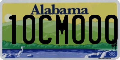 AL license plate 10CM000