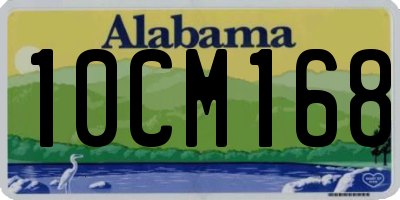 AL license plate 10CM168