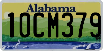 AL license plate 10CM379